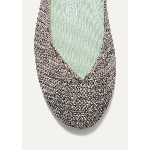 Rothy’s The Flat Stardust Metallic Women’s Size 9.5 - Picture 2 of 12